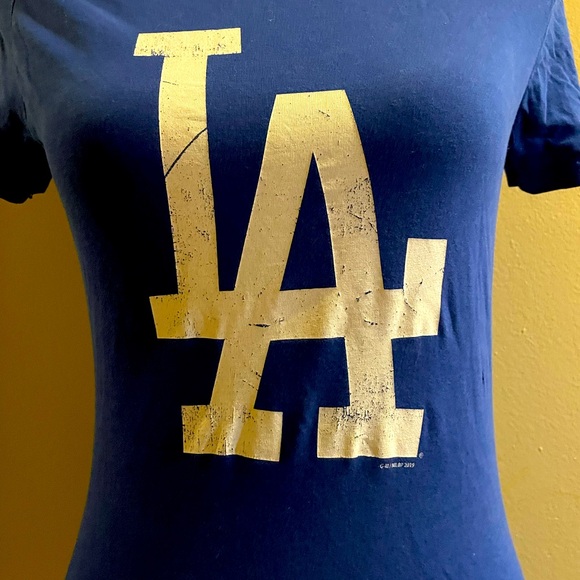 LA Dodger shirt. Small. Preloved. Blue and white. - Picture 3 of 5